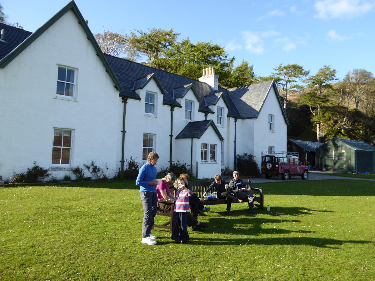 Our accommodation in Knoydart