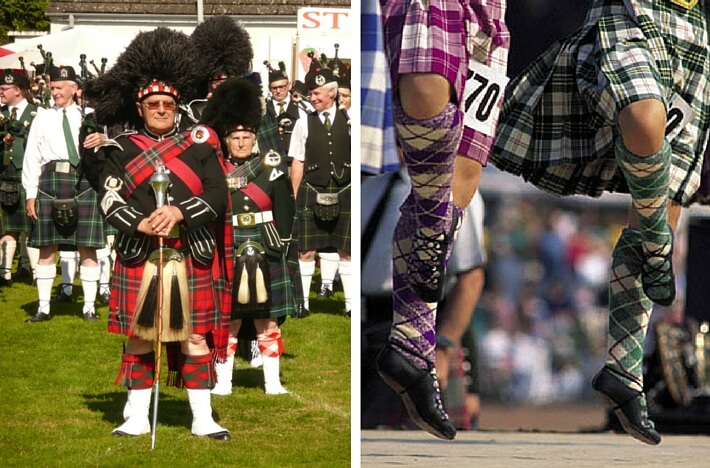 Scottish kilts