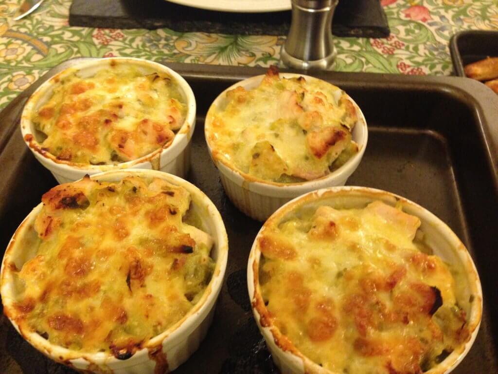 Chicken and tarragon pots a dieter's version. Simple & tasty