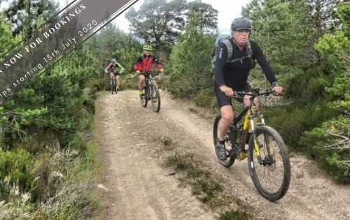 mountain biking in the Cairngorms