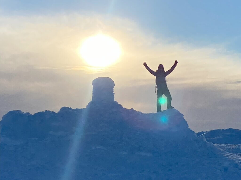 New Year Winter Walking