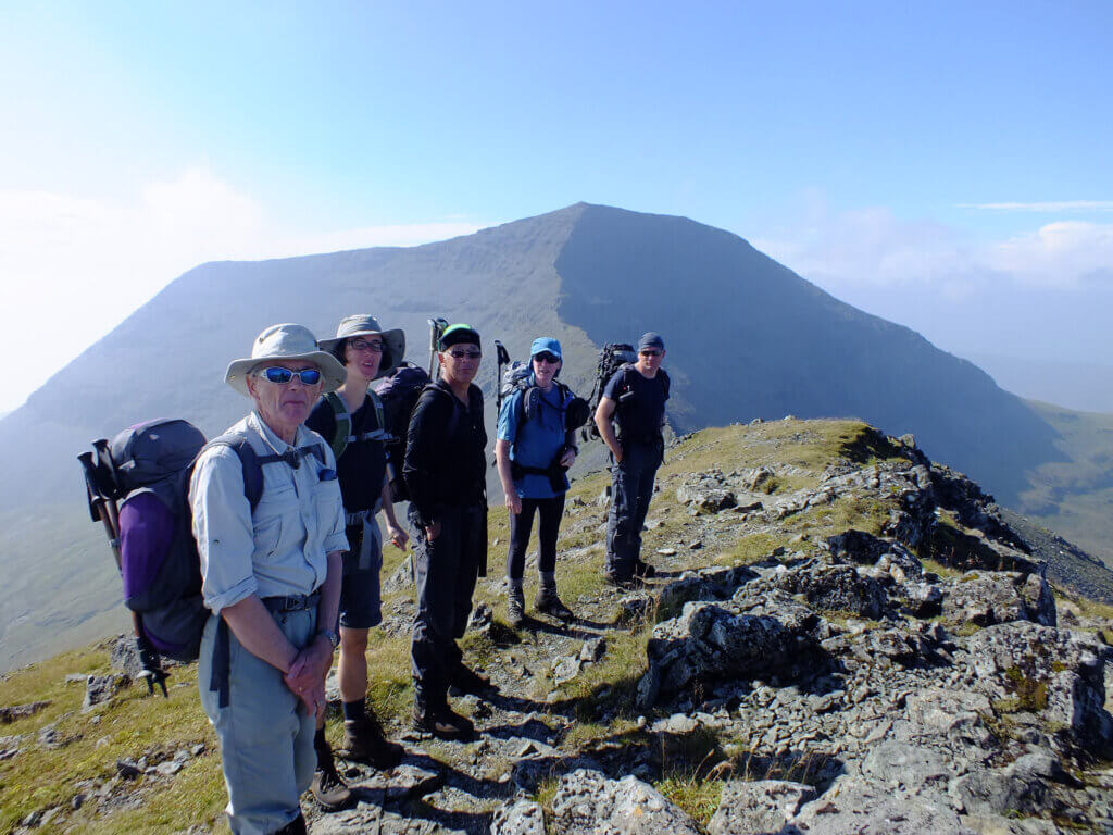 group of hikers