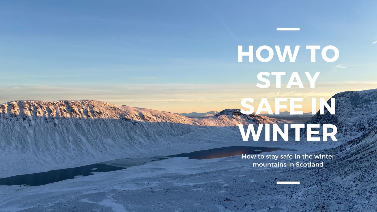 How to stay safe in winter