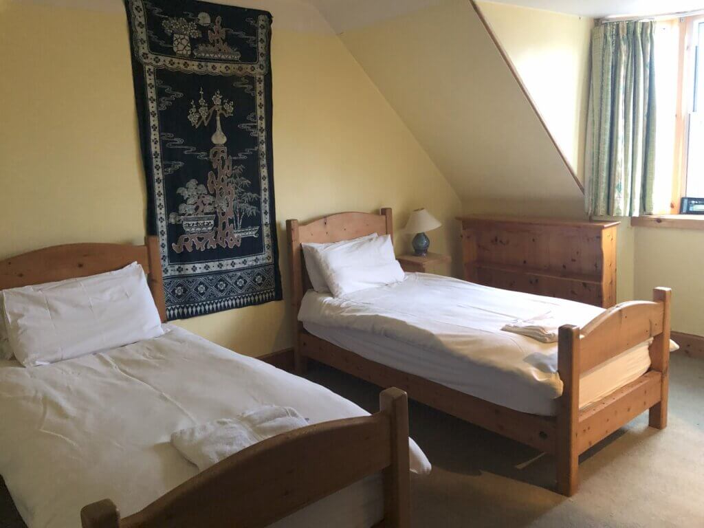 red squirrel room at Fraoch Lodge