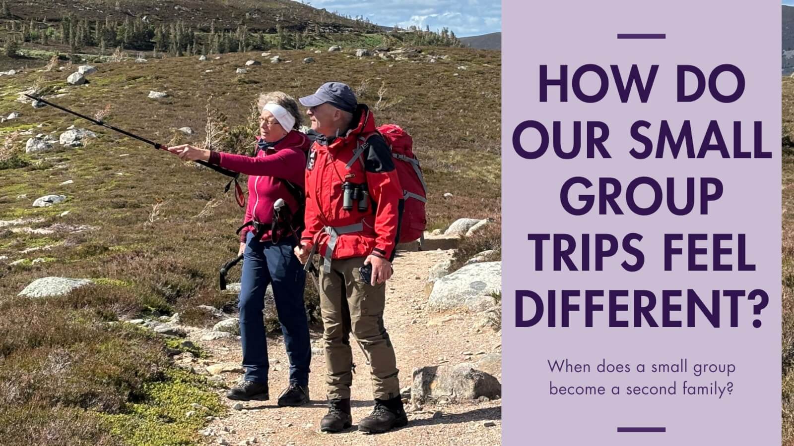 small group walking holidays