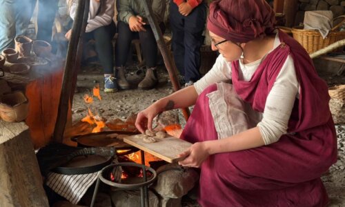 history in action at the Crannog Centre