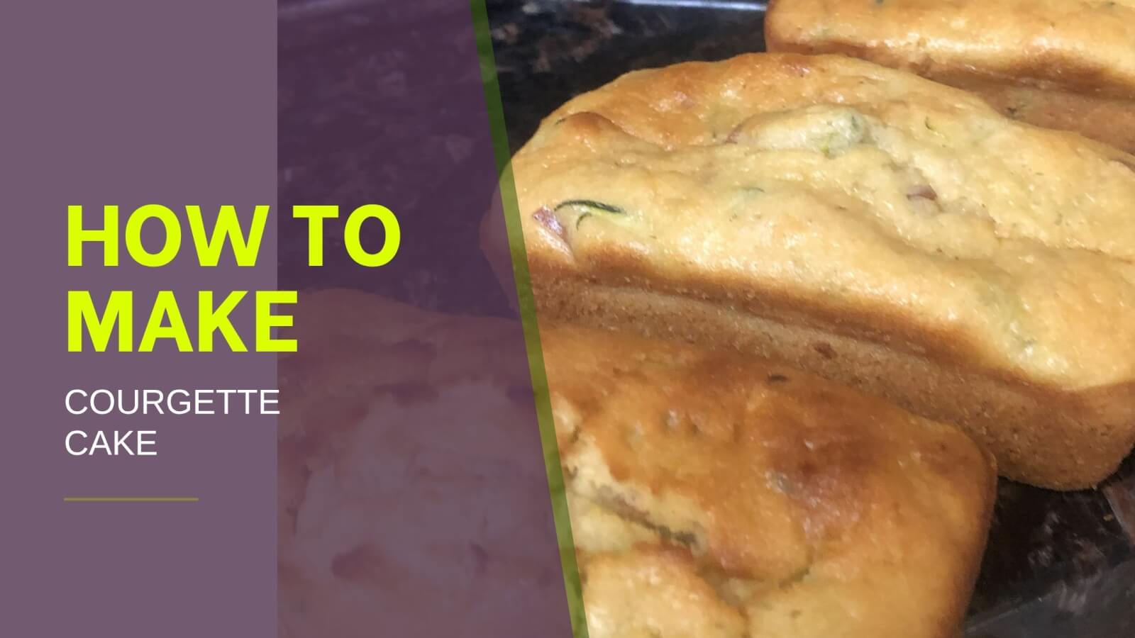 Courgette Cake