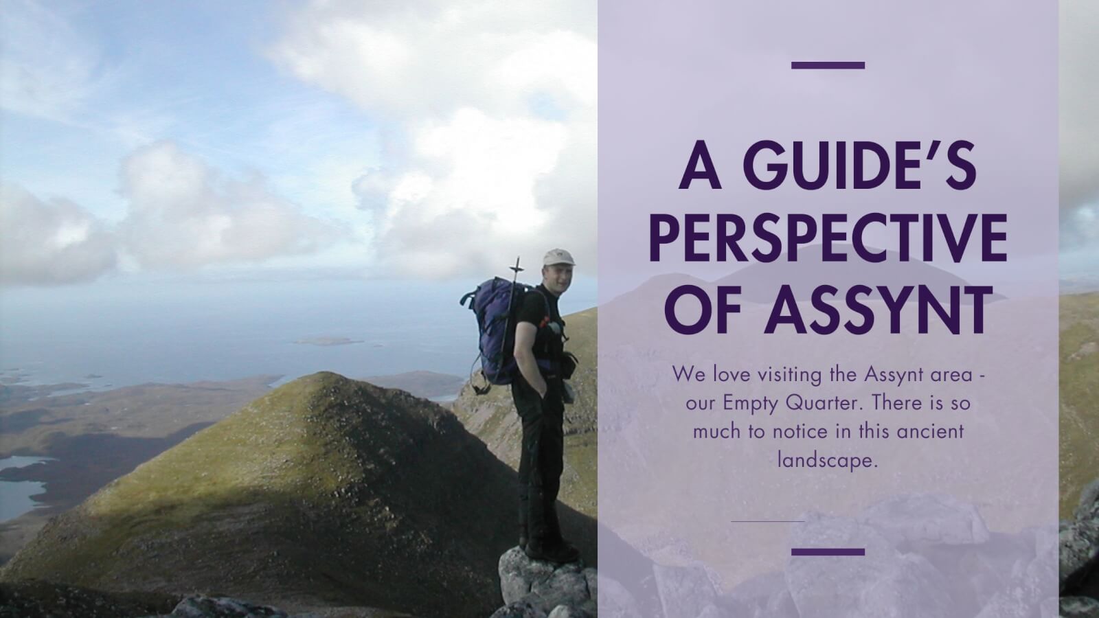 Assynt from the guide's perspective