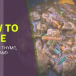 Beef with allspice, thyme and coconut