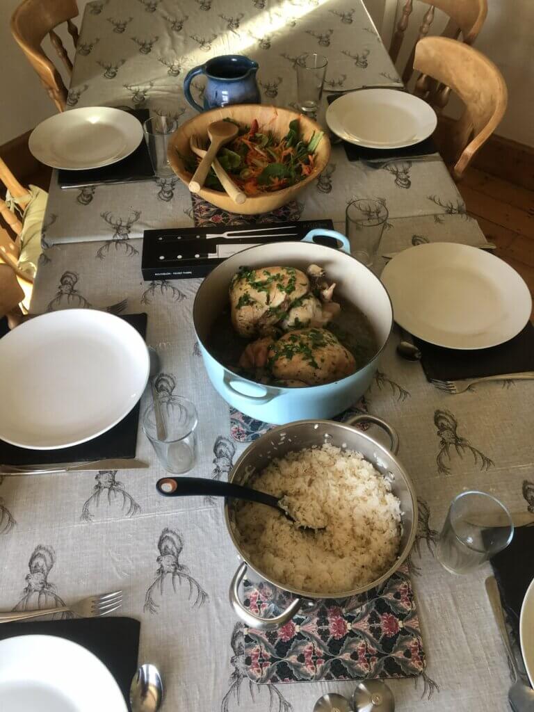 family style dinner